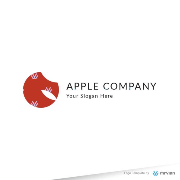 red apple logo horizontal