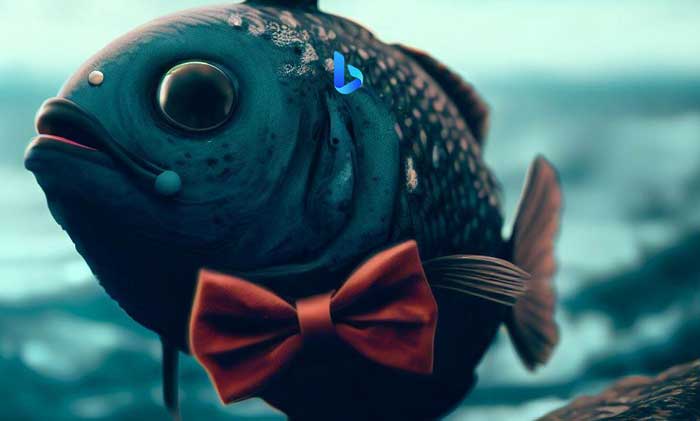 fish with bowtie