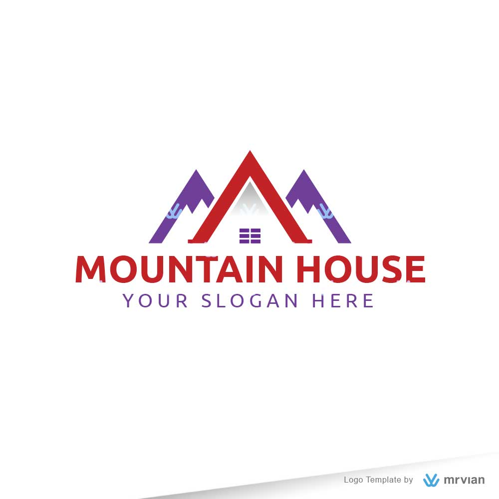 House and Mountain Logo