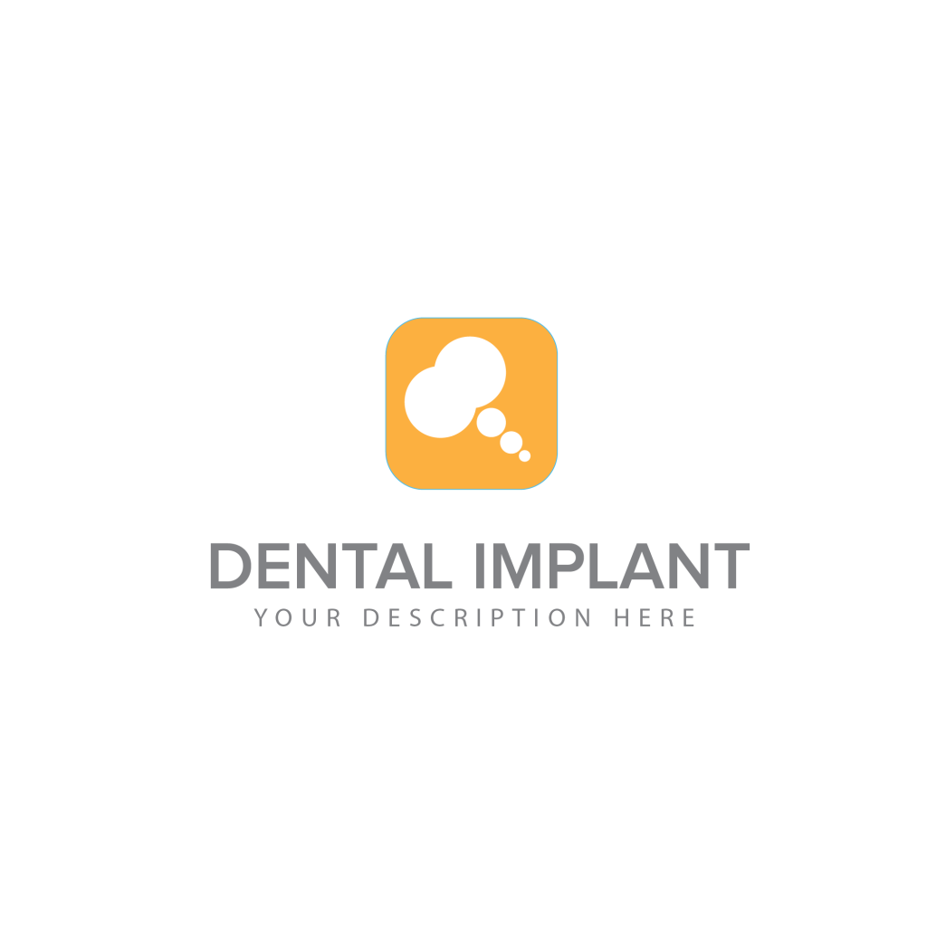 abstract dental buble logo